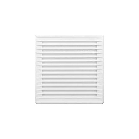 Kratka z zaślepkami 100x100 biała